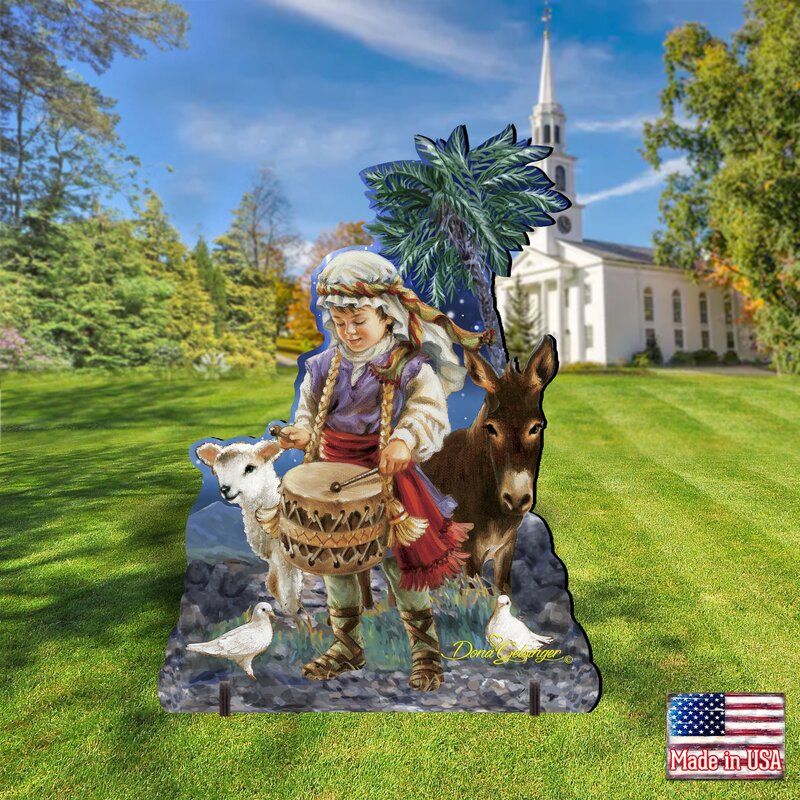 Online Little drummer boy statue